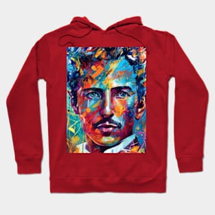 nikola tesla portrait Hoodie